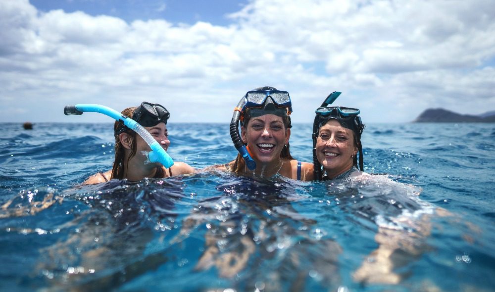Group snorkelling trip, Havelock Island