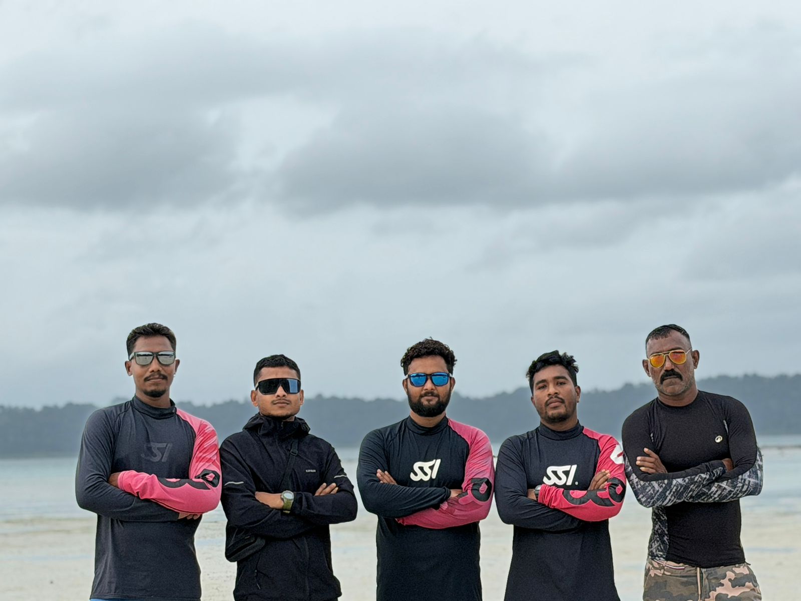 Debal Das and the Seahawks SCUBA team on Havelock Island