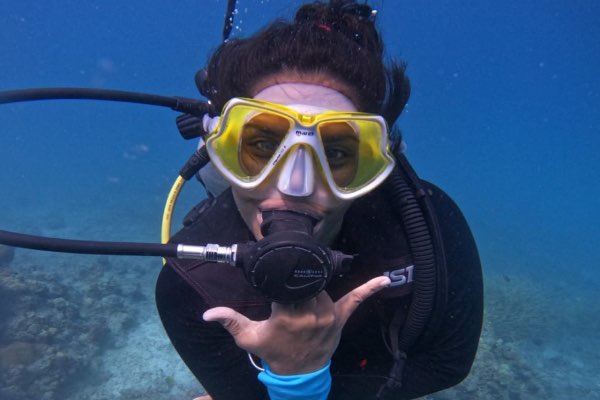 Scuba Light Plus try dive