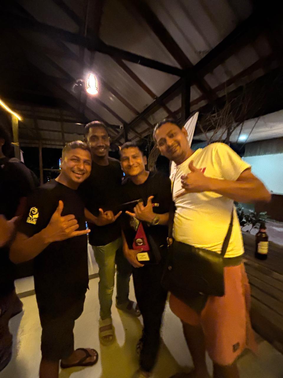 Debal Das and the Seahawks SCUBA team on Havelock Island