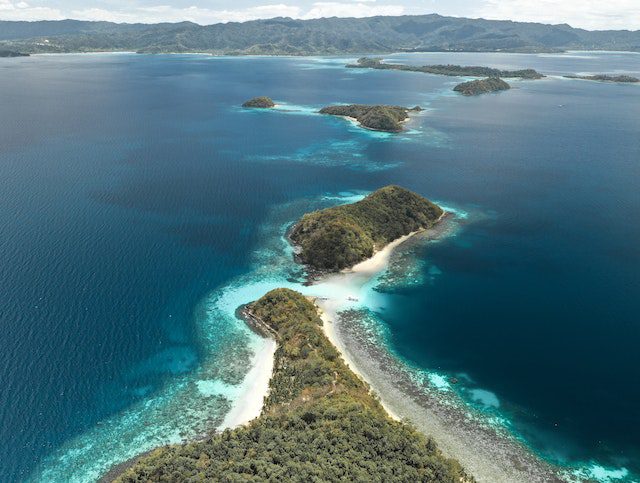 Virgin islands and mangrove channels, Havelock