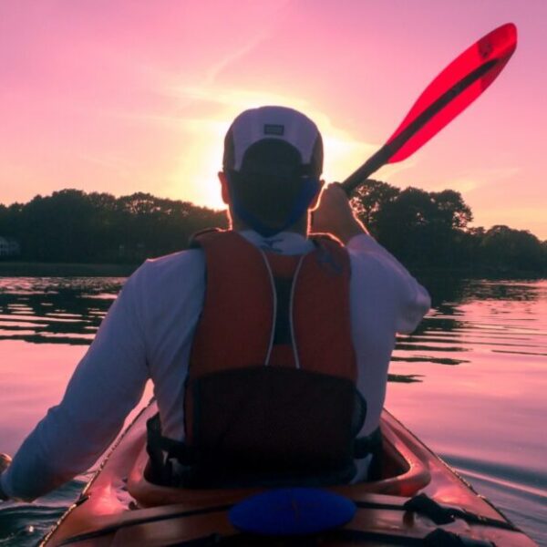 Kayaking and Sunset