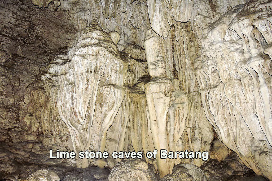 Lime stone caves in baratang island