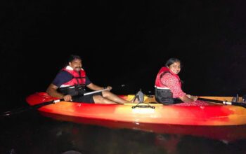 Night kayaking in Andaman