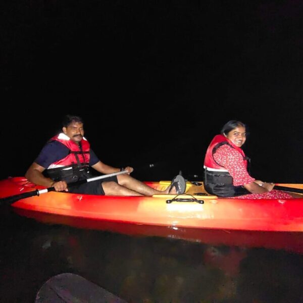 Night kayaking in Havelock