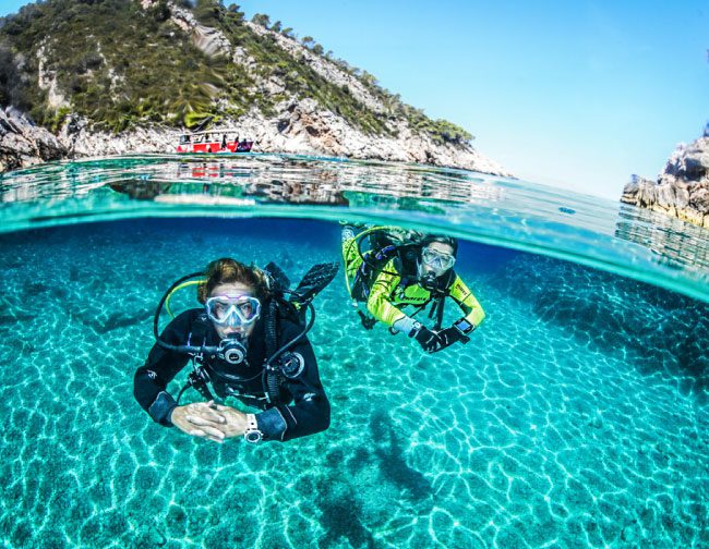 Open water diver course