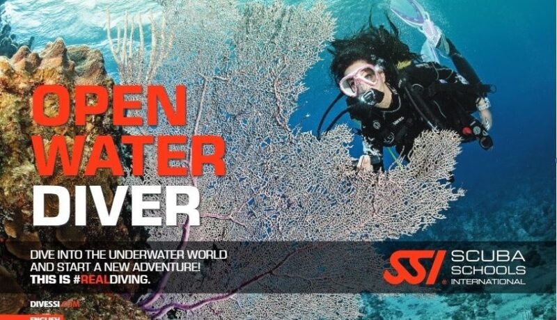 SSI open water diver