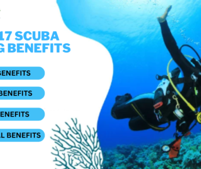 top 17 benefits of scuba diving including health benefits, mental benefits, social benefits, and commercial benefits