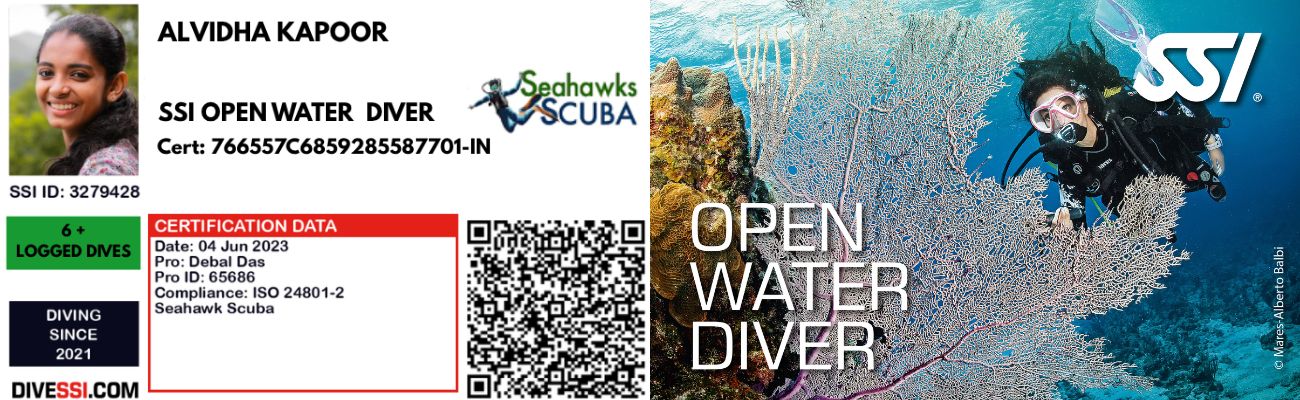 SSI Open water diver course